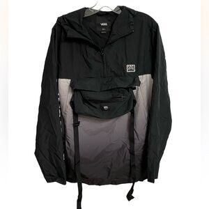VANS Hi Point Anorak Jacket Men's Size S Lightweight Hooded Pockets Utility